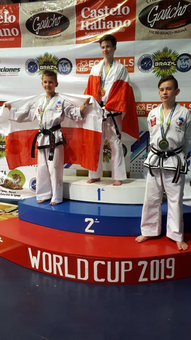 Julian Dudkowiak z Gorzyc Wielkich wicemistrzem świata w walce Taekwon-do !