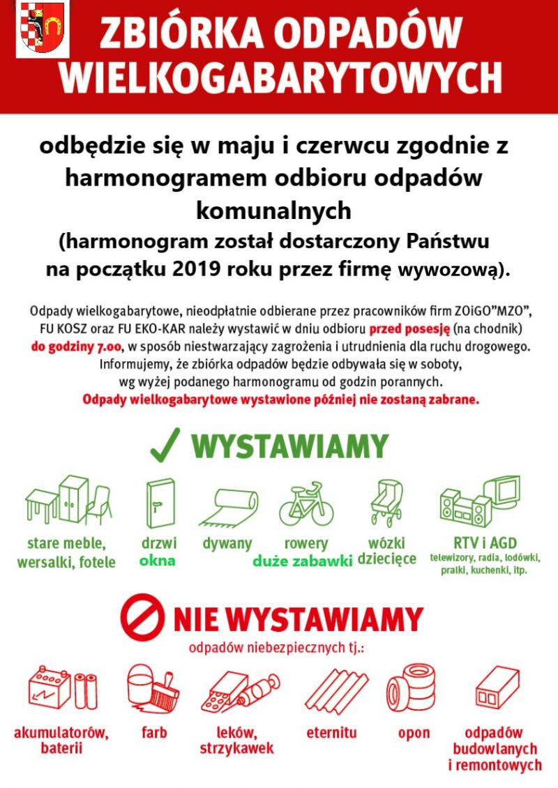 Zbiórka odpadów wielkogabarytowych