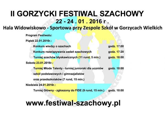 II Gorzycki Festiwal Szachowy