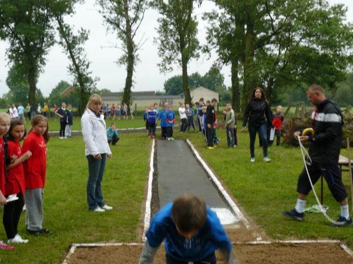 GMINNE MISTRZOSTWA W TRÓJBOJU LEKKOATLETYCZNYM pod patronatem ZNP Słaborowice, 3 czerwca 2014 roku