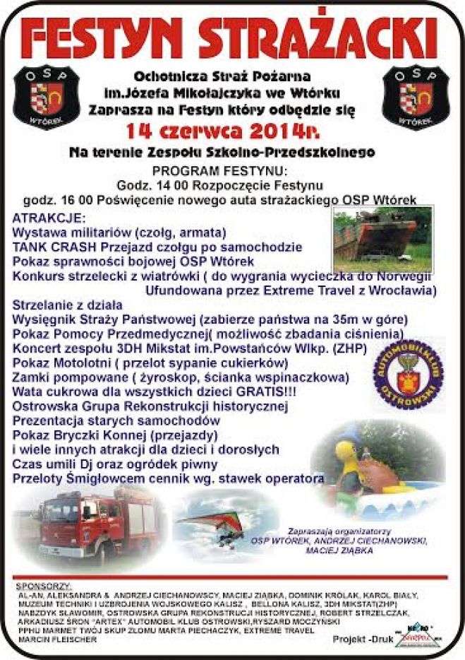 Festiwal strażacki. Wtórek