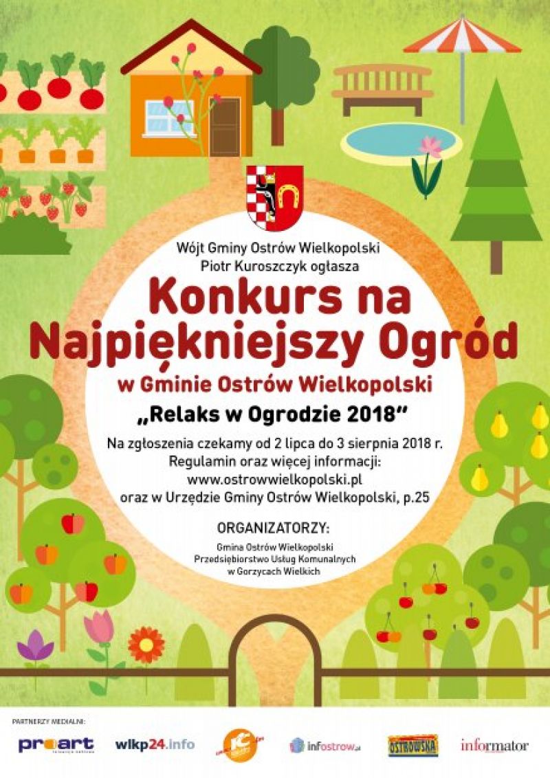 Ogrody 2018. Zobacz ogrody zgłoszone do gminnego konkursu.
