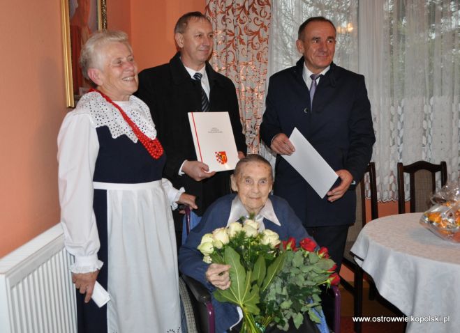 100 urodziny świętuje mieszkanka Gminy Ostrów Wielkopolski!