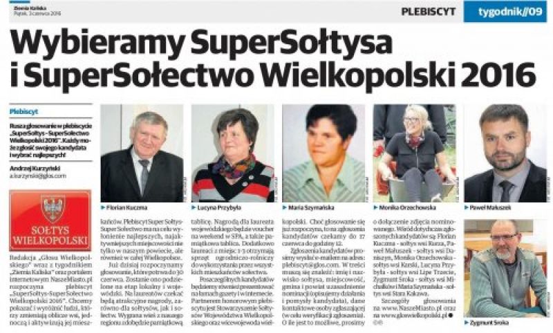 Powalczą o tytuł SuperSołtysa 2016!