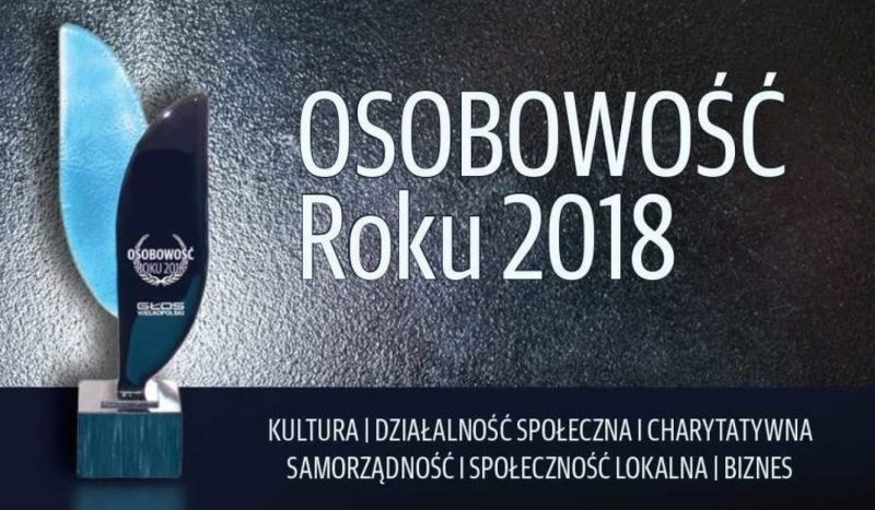 Wójt gminy Piotr Kuroszczyk i Monika Orzechowska radna z Karsek - nominowani do tytułu OSOBOWOŚĆ ROKU 2018